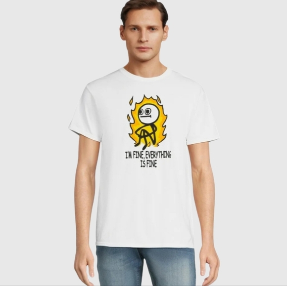 Dom Other - Dom Mens Graphic T-Shirt with Cartoon Print Size XL